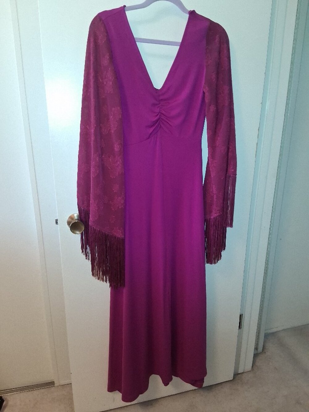 Purple Maxi Dress, S, NWT